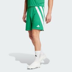 Rückansicht von adidas Fortore 23 Shorts Funktionsshorts Herren Team Green / White