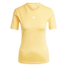 adidas Techfit Training T-Shirt T-Shirt Damen Semi Spark / White