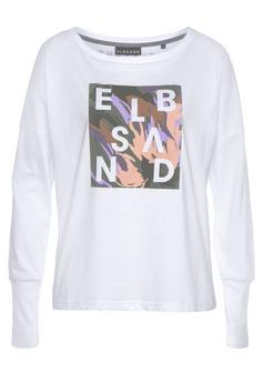 ELBSAND Langarmshirt Langarmshirt Damen weiß