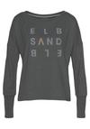 ELBSAND Longsleeve Longshirt Damen - anthrazit