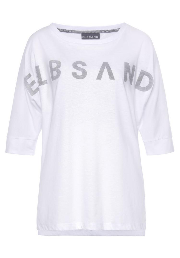 ELBSAND ELBSAND 3/4-Arm-Shirt Longshirt Damen - wei&szlig; - 0 | SportScheck