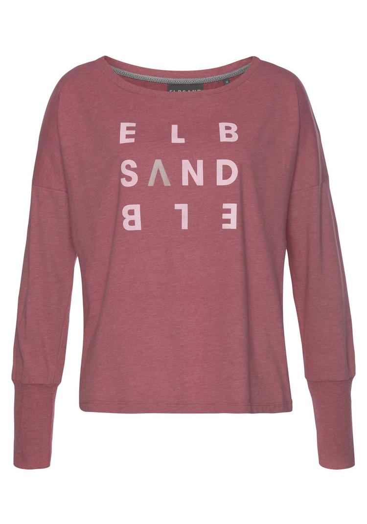 ELBSAND ELBSAND Longsleeve Longshirt Damen - mauve meliert - 0 | SportScheck