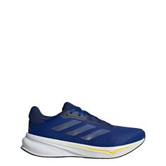 Rückansicht von adidas Response Laufschuh Trailrunning Schuhe Royal Blue / Dark Blue / Spark