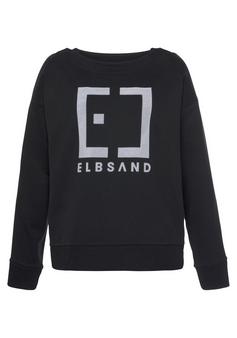 ELBSAND Sweatshirt Sweatshirt Damen schwarz