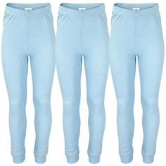 Black Snake 3 Pack Thermo Hose Cuddle Thermounterhose Creme, Hellblau