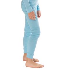 Rückansicht von Black Snake 3 Pack Thermo Hose Cuddle Thermounterhose Creme, Hellblau