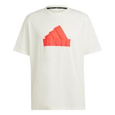 adidas Future Icons Badge of Sport T-Shirt Funktionsshirt Herren Off White