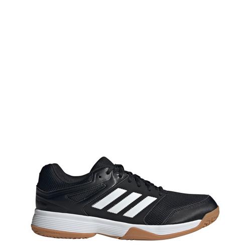 Rückansicht von adidas Speedcourt IN Schuh Hallenschuhe Core Black / Cloud White / Gum