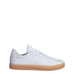 Rückansicht von adidas VL Court 3.0 Schuh Sneaker Damen Cloud White / Cloud White / Gum