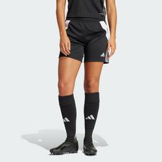 Rückansicht von adidas Tiro 24 Shorts Fußballshorts Damen Black / White