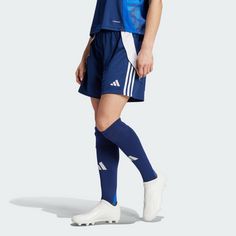 Rückansicht von adidas Tiro 24 Shorts Funktionsshorts Damen Team Navy Blue 2 / White