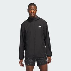 Rückansicht von adidas Run It Laufjacke Laufjacke Herren Black