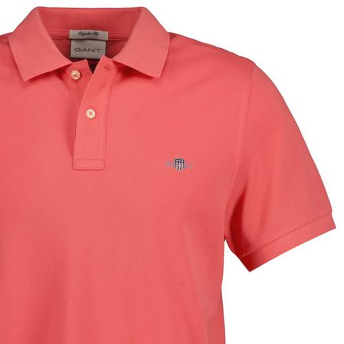 Rückansicht von GANT Poloshirt Poloshirt Herren Pink (Sunset Pink)