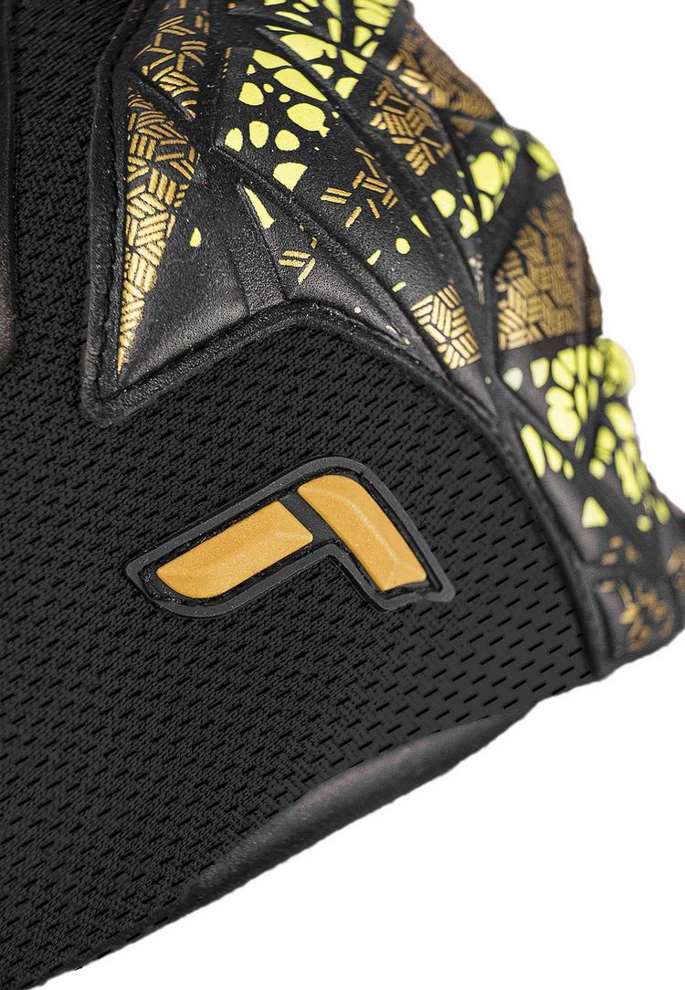 Reusch Reusch Attrakt Duo Finger Support Torwarthandschuhe - 7739 black/gold/yellow/black - 2 | SportScheck
