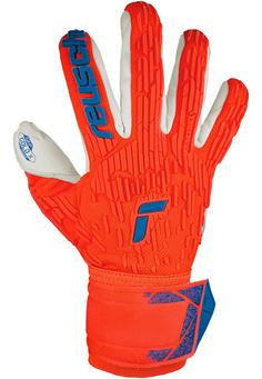 Rückansicht von Reusch Attrakt Gold X Freegel Torwarthandschuhe 2210 hyper orng/elec blue