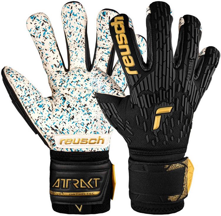 Reusch Reusch Attrakt Freegel Fusion Ortho-Tec Torwarthandschuhe - 7707 black / gold - 0 | SportScheck