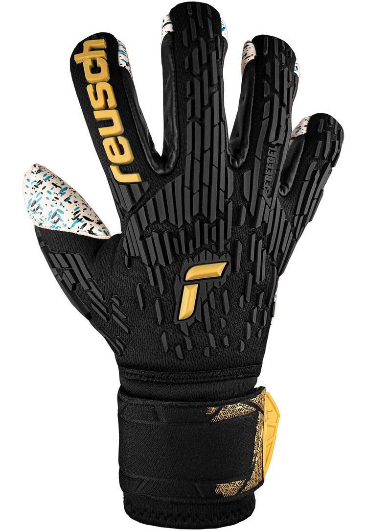 Reusch Reusch Attrakt Freegel Fusion Ortho-Tec Torwarthandschuhe - 7707 black / gold - 0 | SportScheck