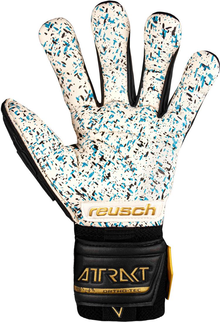 Reusch Reusch Attrakt Freegel Fusion Ortho-Tec Torwarthandschuhe - 7707 black / gold - 1 | SportScheck