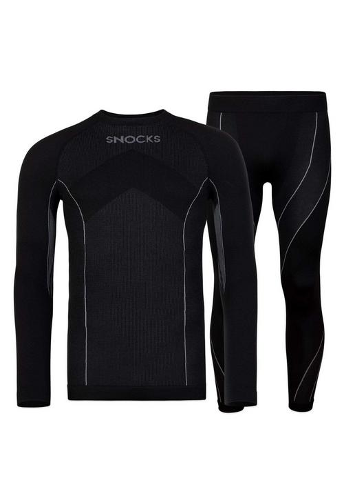 Snocks Thermounterw&auml;sche mit Daumenloch W&auml;scheset Herren