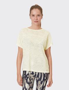 Rückansicht von VENICE BEACH VB Kayla T-Shirt Damen pale yellow