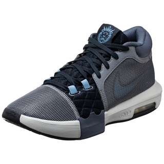 Nike LeBron Witness VIII Basketballschuhe Herren grau / blau