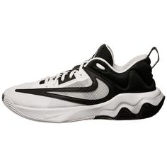 Rückansicht von Nike Giannis Immortality 3 Basketballschuhe Herren weiß / schwarz
