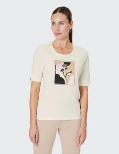 Rückansicht von JOY sportswear SABRINA T-Shirt Damen white sand