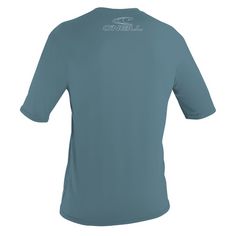 Rückansicht von O'NEILL BASIC SKINS RASH TEE UV-Shirt Herren DUSTY BLUE