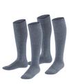 ESPRIT Foot Logo Knee-high  2-Pack Socken Kinder - light greymel. (3390)