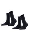 Falke Softmerino  2-Pack Socken Damen - dark navy (6379)