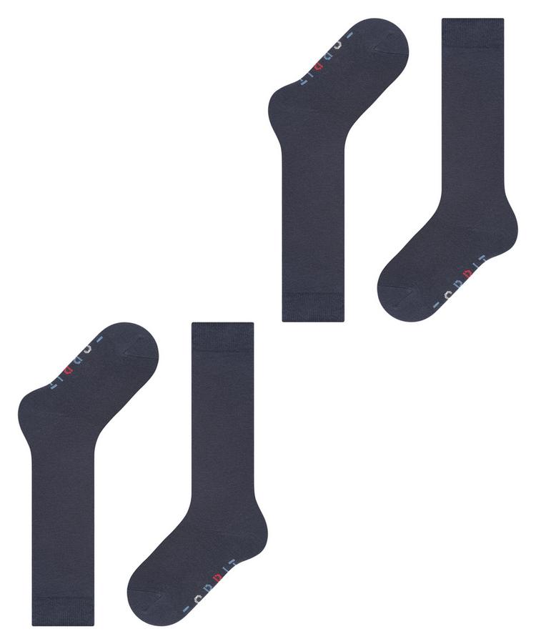 ESPRIT ESPRIT Foot Logo Knee-high  2-Pack Socken Kinder - marine (6120) - 2 | SportScheck