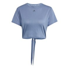 adidas Yoga Studio Wrapped T-Shirt T-Shirt Damen Preloved Ink / Grey Six