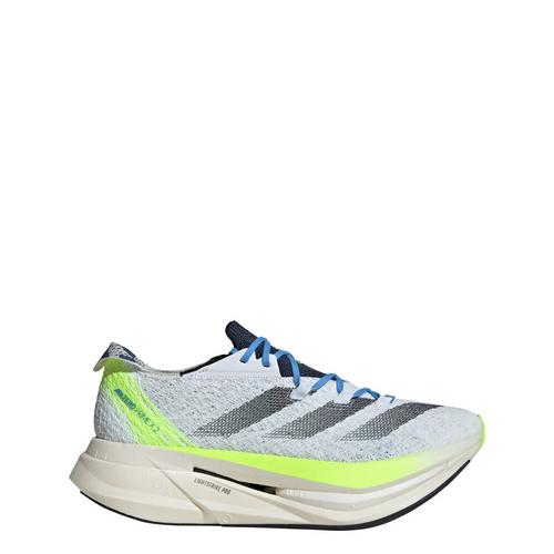 Rückansicht von adidas Adizero Prime X 2.0 STRUNG Laufschuh Laufschuhe Herren Cloud White / Core Black / Wonder Silver