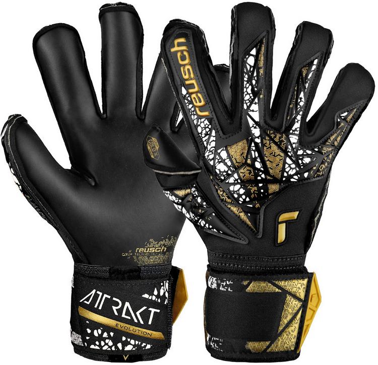 Reusch Reusch Attrakt Gold X Evolution Cut Torwarthandschuhe - 7740 black/gold/white/black - 0 | SportScheck