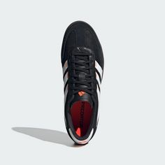 Rückansicht von adidas Predator Freestyle Fußballschuh Fußballschuhe Core Black / Cloud White / Solar Red