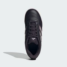 Rückansicht von adidas Super Sala II IN Fußballschuh Fußballschuhe Kinder Aurora Black / Preloved Fig / Preloved Fig