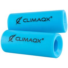 Rückansicht von CLIMAQX Arm Blaster Muskelstimulator blau
