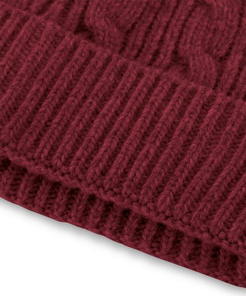 Rückansicht von Falke Beanie black curr (8270)