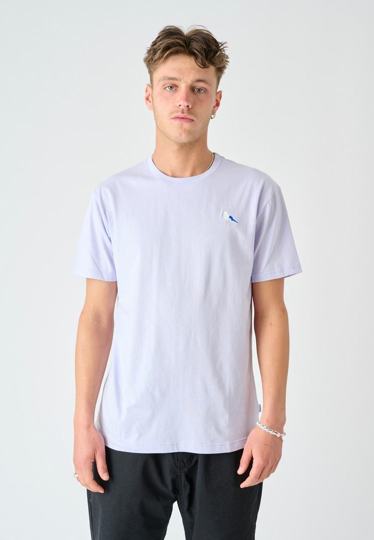 Cleptomanicx Cleptomanicx Embro Gull T-Shirt Herren - Lavender - 0 | SportScheck
