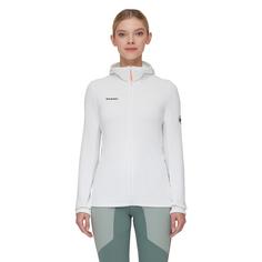 Rückansicht von Mammut Aconcagua Light Hooded Fleecejacke Damen white