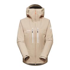 Mammut Taiss Hooded Hardshelljacke Damen savannah-white