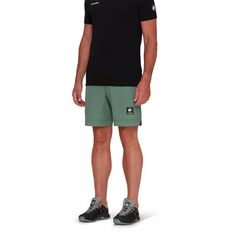 Rückansicht von Mammut Massone Sport Shorts Herren dark jade
