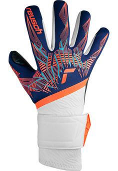 Rückansicht von Reusch Pure Contact Fusion Junior Fingerhandschuhe 4848 premi blu/electr oran/blc