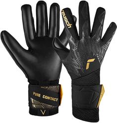 Reusch Pure Contact Infinity Torwarthandschuhe 7706 black / gold / black
