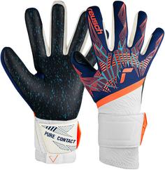 Reusch Pure Contact Fusion Fingerhandschuhe 4848 premi blu/electr oran/blc