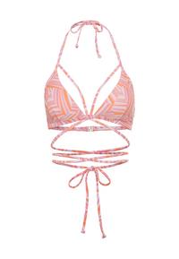 LSCN by Lascana Triangel-Bikini-Top Bikini Oberteil Damen - rosa bedruckt
