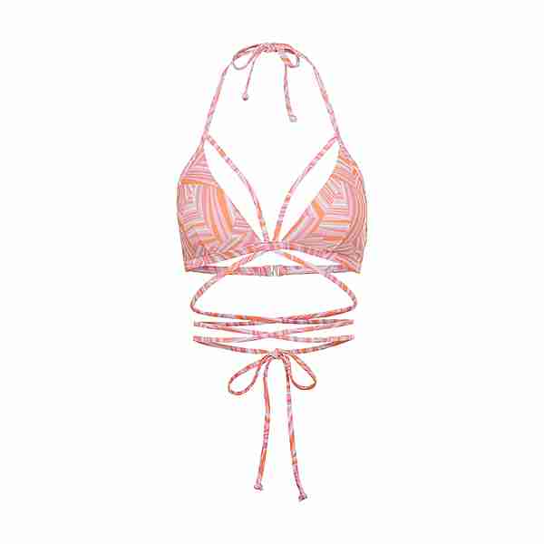 LSCN by Lascana Triangel-Bikini-Top Bikini Oberteil Damen rosa bedruckt