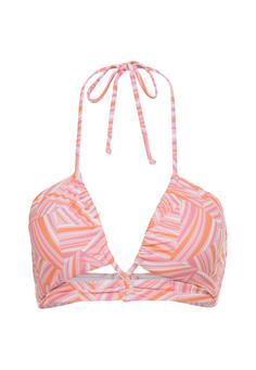 LSCN by Lascana Bandeau-Bikini-Top Bikini Oberteil Damen rosa bedruckt