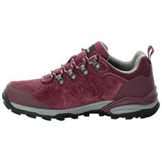 Jack Wolfskin REFUGIO TEXAPORE LOW W Freizeitschuhe Damen dark maroon