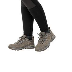 Rückansicht von Jack Wolfskin REFUGIO TEXAPORE LOW W Wanderschuhe Damen chestnut